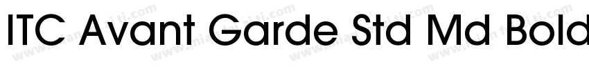 ITC Avant Garde Std Md Bold字体转换